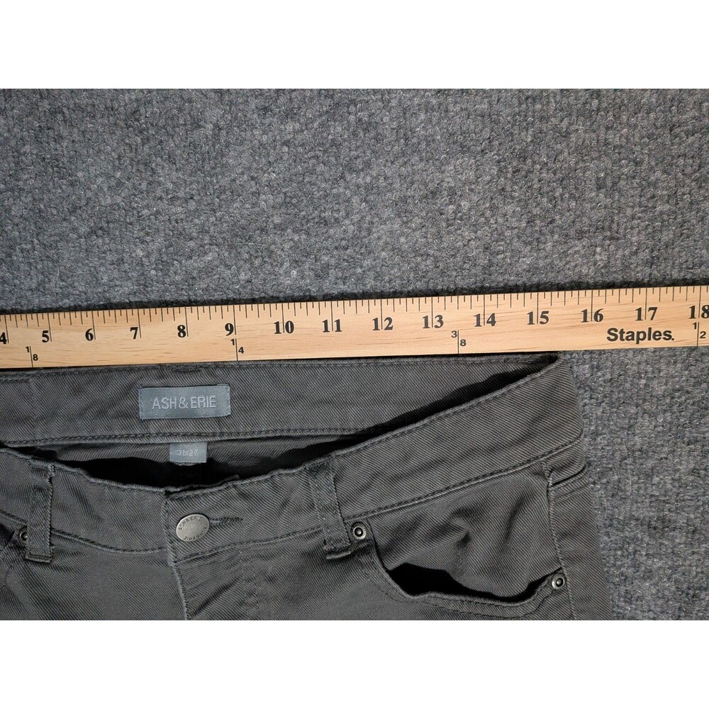 Ash Erie Jeans Mens 31x27 (31x26) Straight Leg Gray - Picture 4 of 8